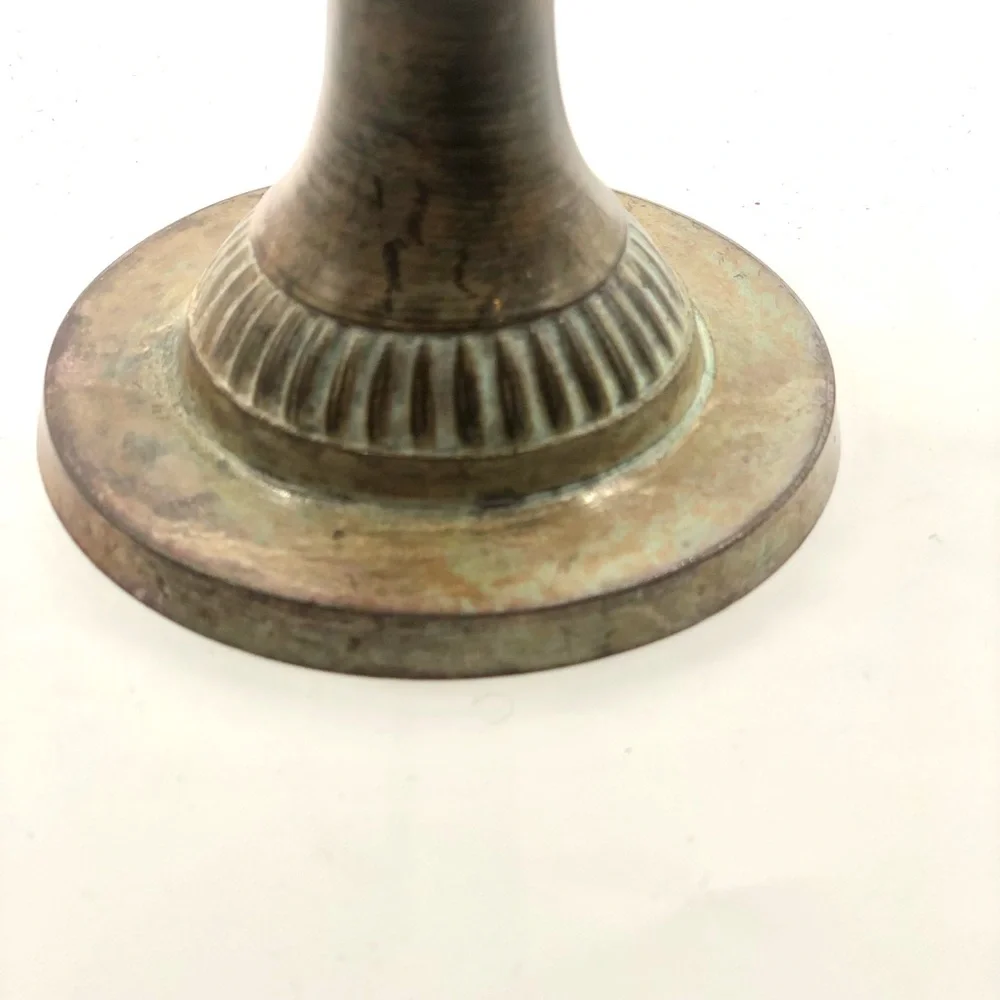Holsey Vintage Style Metal Goblet, Chalice Shape Room Decoration, - Picture 3 of 5